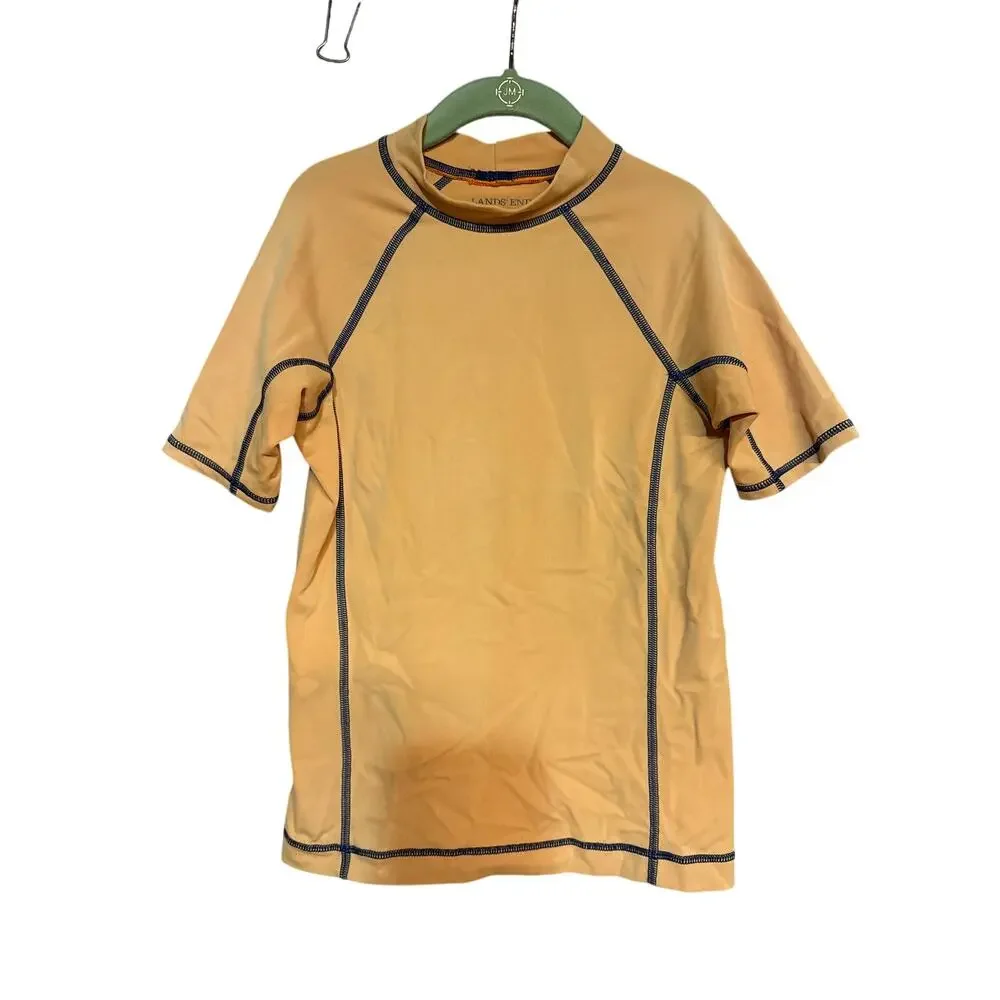 LANDS END RASHGUARD SWIM SHIRT SIZE MEDIUM